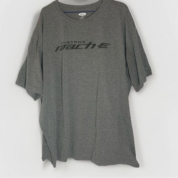 Ford Mustang Mach E T-shirt Tee Gray Ford Licensed OEM Adult 3XL Summer Relaxed - Picture 1 of 8